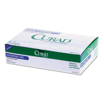 Curad® Removable Waterproof Tape, 1" X 10 Yds, White, 12-box freeshipping - TVN Wholesale